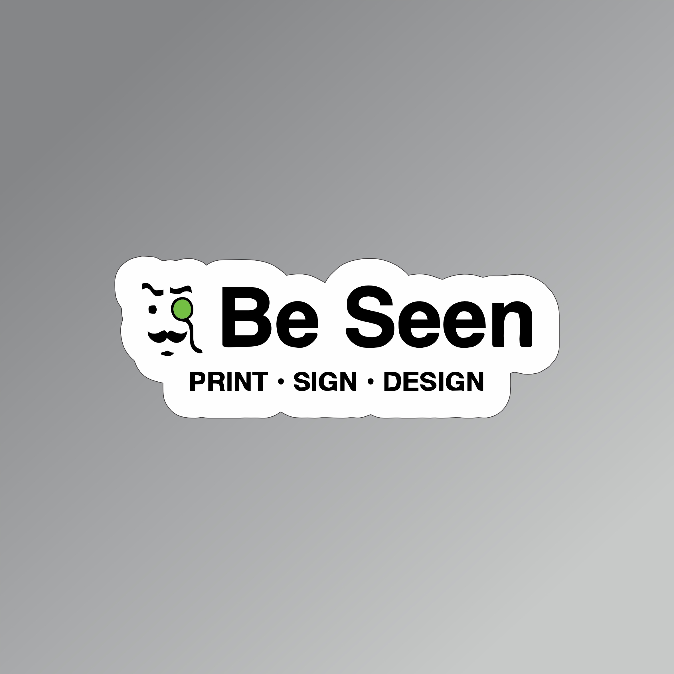 Custom die-cut decals in any shape